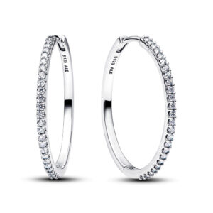 Pendientes de Aro Brillantes Plata de Ley 294650C01