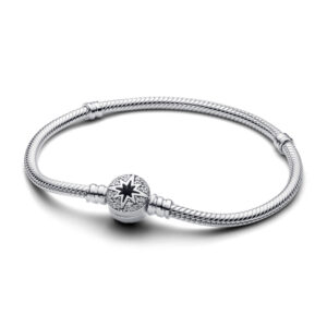 Pulsera Pandora Moments Cadena de Serpiente con Cierre Estrella Polar 593584C01