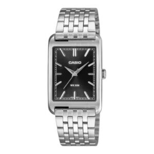 Reloj Casio Timeless Acero Esfera Negra MTP-B215D-1AV