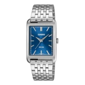Reloj Casio Timeless Acero Esfera Negra MTP-B215D-2AV