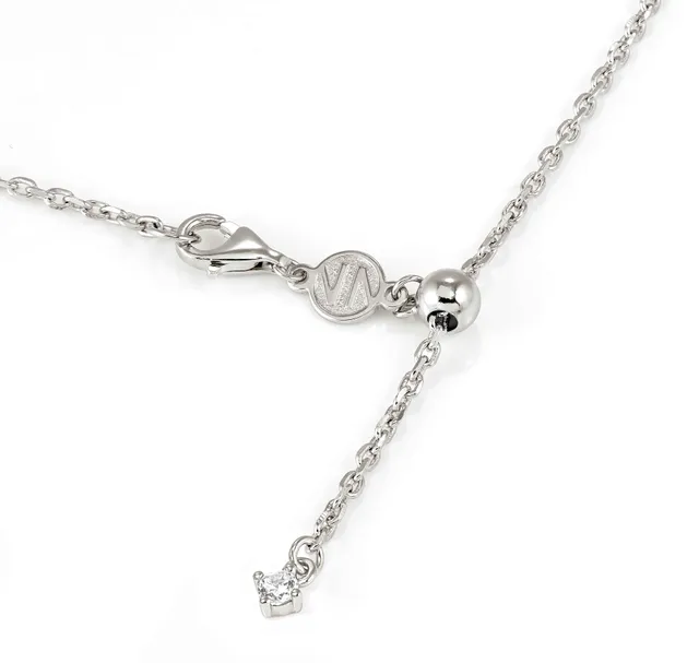 Collar Colour Wave Círculo piedras de colores Plata de Ley Baño Oro Rosa 149884 063 - Imagen 4