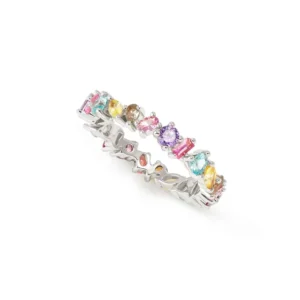 Anillo infinity Colour Wave piedras de colores Plata de Ley 149880 061 006