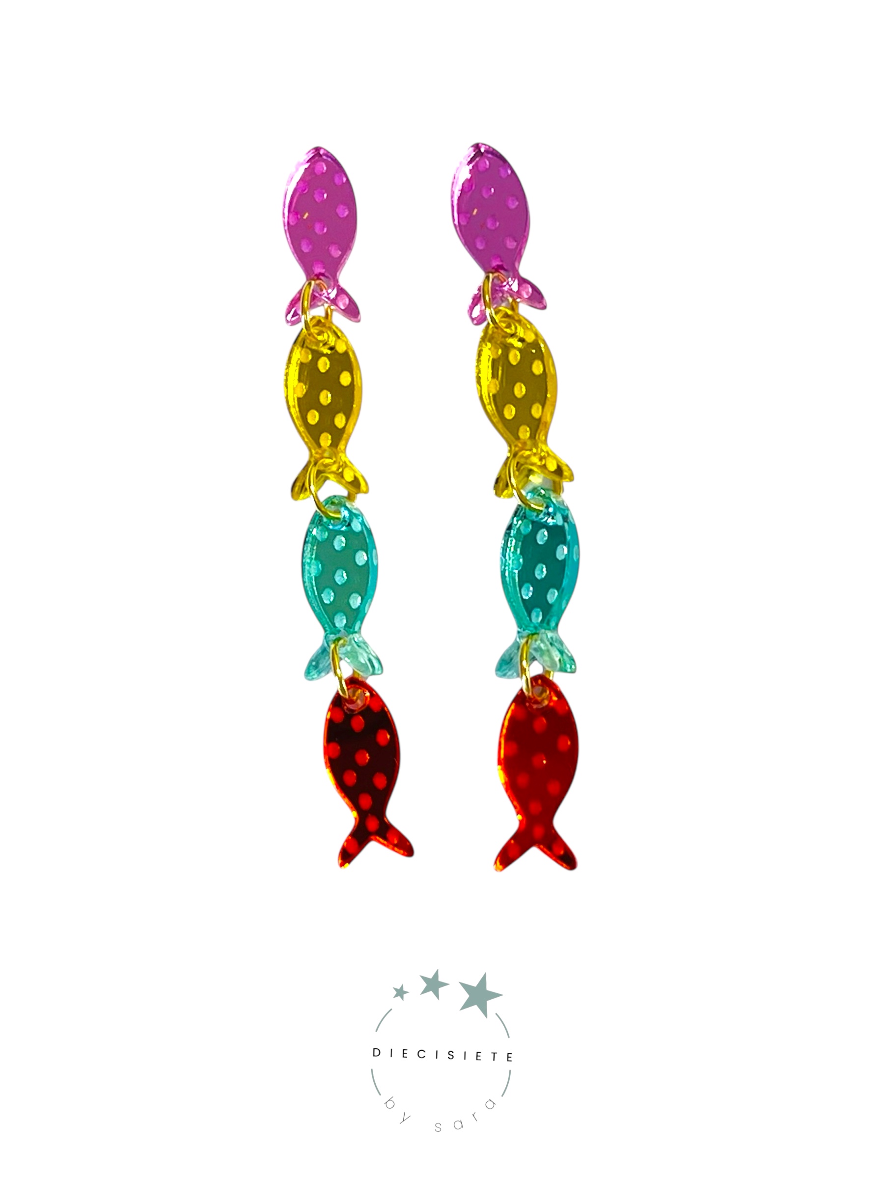 Pendientes Peces de Colores