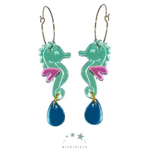 Pendientes Aro Caballito de Mar