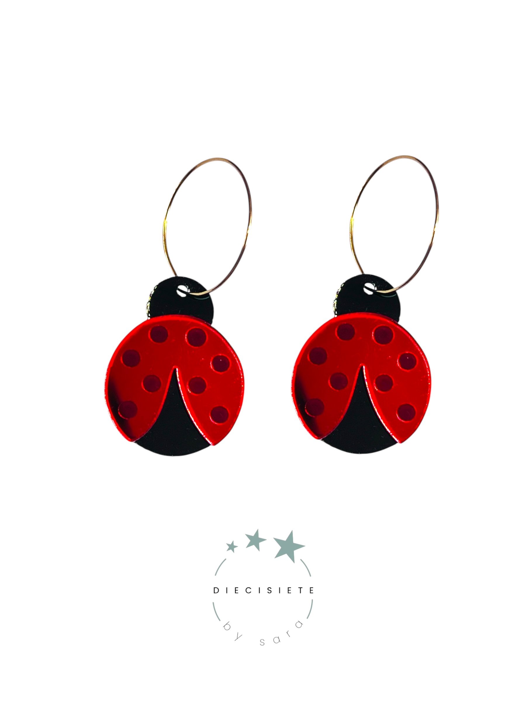 Pendientes Aro Mariquita