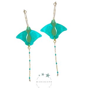 Pendientes Aro Manta Raya