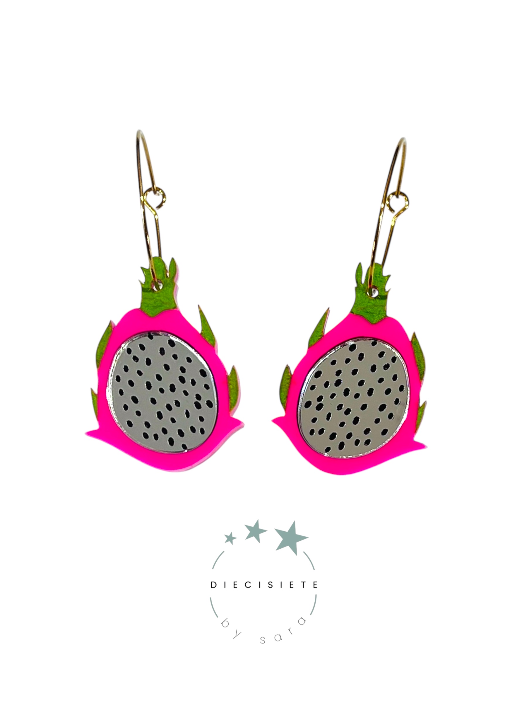 Pendientes Aro Fruta del Dragón