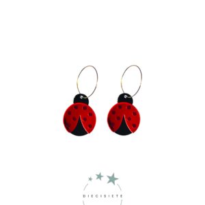 Pendientes Aro Mariquita