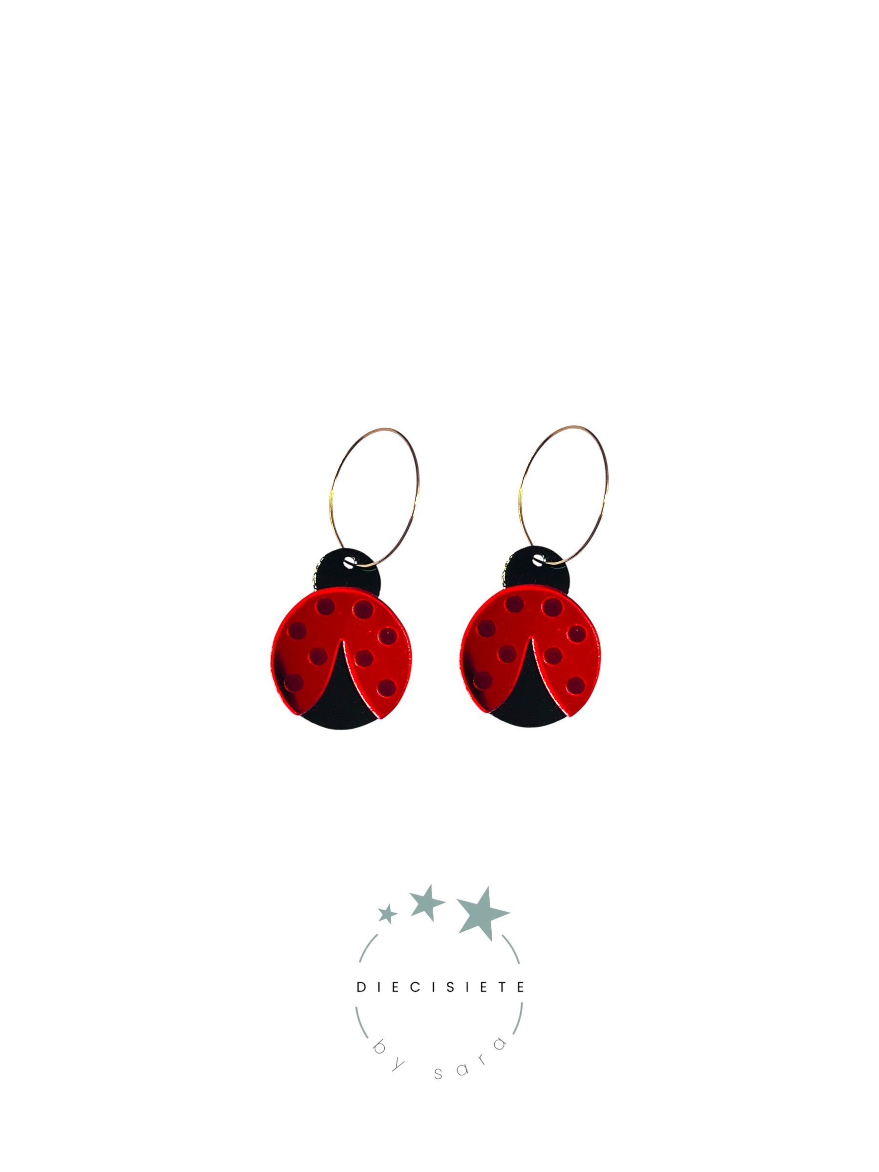 Pendientes Aro Mariquita
