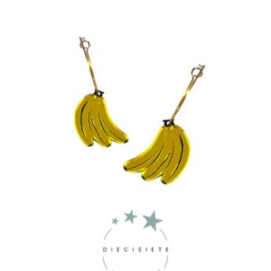 Pendientes Aro Platanitos Canarios