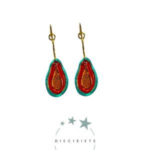 Pendientes Aro Papaya