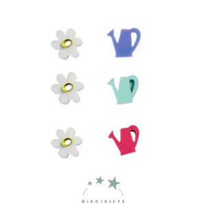 Pendientes Mini Regadera y Flor