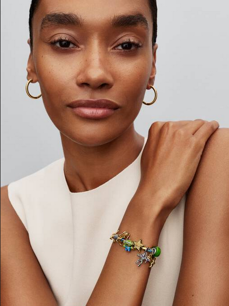 Pulsera de cuero Estrella Sheriff de Toy Story de Disney Pixar Recubrimiento en oro de 14k - Imagen 4
