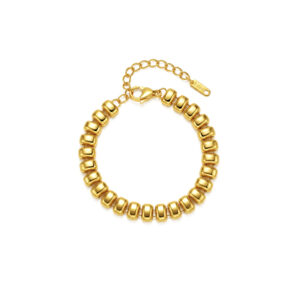 Pulsera Acero 316l Dorado Lingot